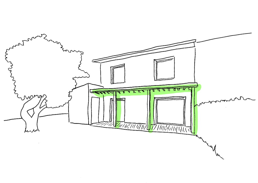 Maison des Frênes par l'Atelier Gouron, architecte éthique à Toulouse